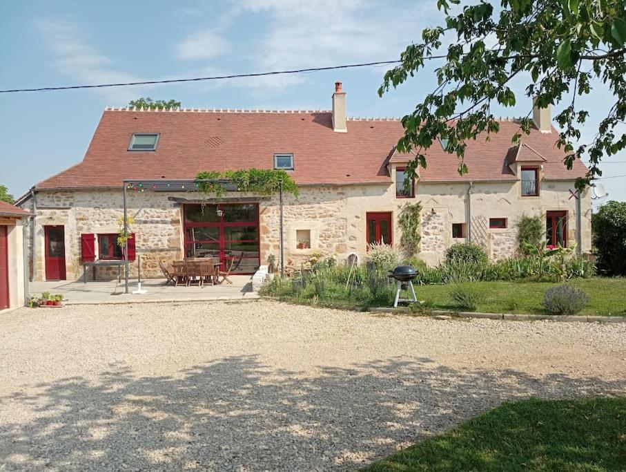 Vila Longere Berrichonne, Calme Absolu, 13 Personnes Saint-Pierre-les-Etieux Exteriér fotografie